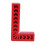(1) 90 degree right angle positioning ruler - 3 inches 1