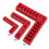 (1) 90 degree right angle positioning ruler - 3 inches 9