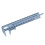 (1) Simple Plastic Vernier Caliper Dual Scale 12cm 15cm - Blue 8
