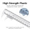 (1) Simple Plastic Vernier Caliper Dual Scale 12cm x 15cm - White 6