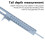 (1) Simple Plastic Vernier Caliper Dual Scale 15cm and 18cm - White 3