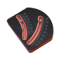 (1) Double-tube steel ball angle ruler