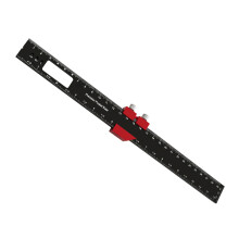 (1 set) Aluminum alloy positioning ruler woodworking ruler marking ruler - 300mm