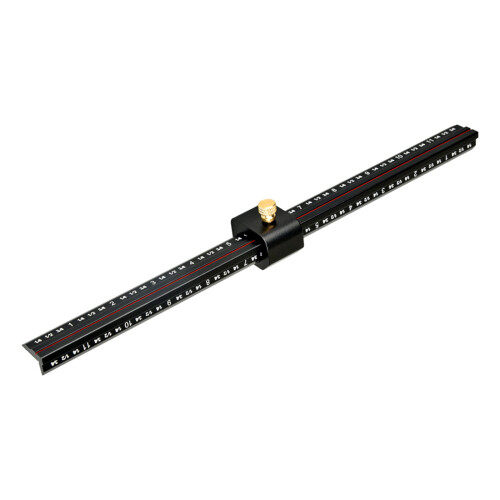 (1 set) L-shaped adjustable limit ruler - Imperial version