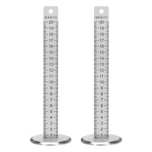 (1 set) Stainless Steel Contour Ruler for Floor Tile Leveling 20cm - 2-Pack