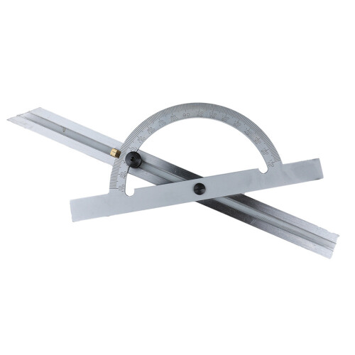 (1) 10-170 degree adjustable protractor - 150x300mm