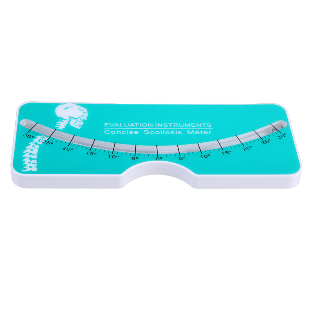(1) Acrylic Blister Scoliosis Ruler (Night) - Green