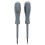 (1 set) Red and green double light tester - flat head and cross head 1