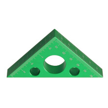 (1) Aluminum Alloy Woodworking Marking Square - Green
