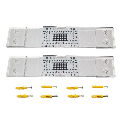 (1 set of 2) Acrylic Wall Gap Measuring Gauge - 2-Pack