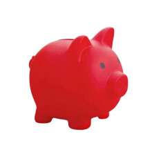 (Red) Creative Piggy piggy bank cartoon card Piggy piggy bank