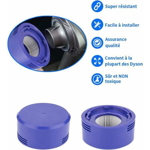 Μεταφίλτρο HEPA για το Dyson V7 V8 BONBELONG. Αντικαθιστά το τυπικό φίλτρο μικτών μέσων και 2