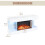 Wall - Mounted Electric Fireplace,No Glass Reflection ,Smart Control 5