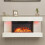 Wall - Mounted Electric Fireplace,No Glass Reflection ,Smart Control 7