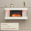 Wall - Mounted Electric Fireplace,No Glass Reflection ,Smart Control 9