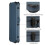 Electric Guitar Hard Case w/ Protective Sleeve For ST TL Burning Fire 170 Style 2