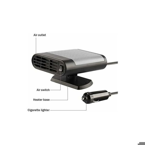 Φορητή θερμάστρα αυτοκινήτου, 12 V, 150 W, ανεμιστήρας κατά της συμπύκνωσης 1