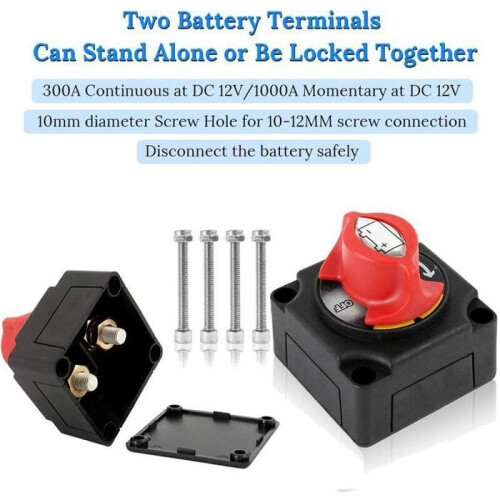 Διακόπτες αποσύνδεσης μπαταρίας 12-48V για σκάφη, αυτοκίνητα, τροχόσπιτα 2