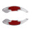 2pcs Silver Steering Wheel Shift Paddle Shifter Extens For- 6