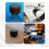 (Black)Portable Mini Bluetooth Speaker w/ Wireless Bone Conduction Vibration 5