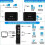 Προσαρμογέας Bluetooth - VHV - Πομπός/Δέκτης FM - Bluetooth 5.0 - AUX 3.5 mm - Ασύρματος RCA NFC 2