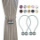 Συσκευασία με 2 μαγνητικά δεματικά κουρτίνας με σφαιρικά άγκιστρα για σφιγκτήρες 1