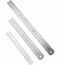 Σετ 3 χάρακες από ανοξείδωτο ατσάλι (15cm, 6, 20cm, 8, 30cm) - 12 μεταλλικοί χάρακες