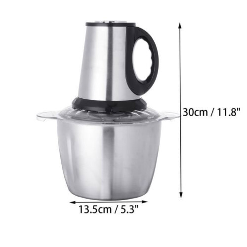 ΜΟΝΑΔΙΚΟΣ Ηλεκτρικός Κόφτης V 3L 220V 550W, 4 Λεπίδες, 3 Ταχύτητες, Πολυλειτουργικός 1
