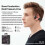 Ακουστικά Bluetooth με οστική αγωγιμότητα, ασύρματα αθλητικά ακουστικά με μικρόφωνο, 4