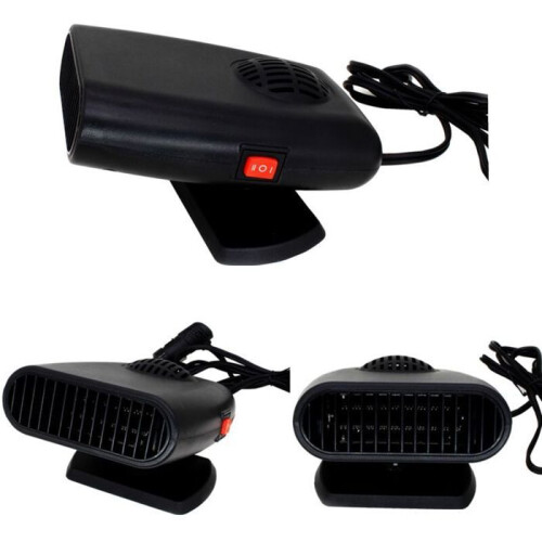 Φορητή θερμάστρα αυτοκινήτου 150W 24V, ανεμιστήρας ξεθάμπωμα 2 σε 1, περιστροφή 2