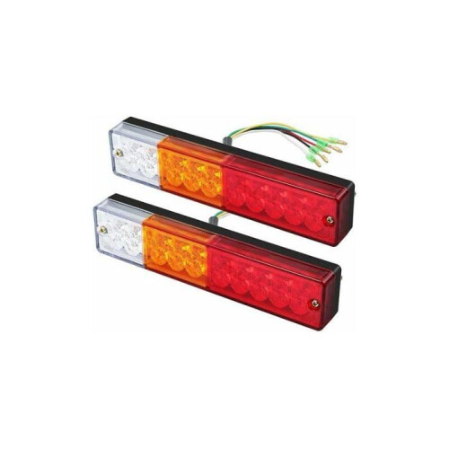 Σετ 2 πίσω φώτων LED με καθολικό φωτισμό 12V για ρυμουλκούμενα, φορτηγά