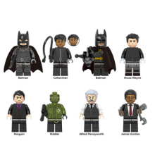 8PCS Superheroes Minifigure Batman Movie Building Blocks Kids Toys