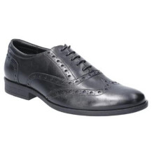 (black, 7 UK) Hush Puppies Mens Oaken Brogue Leather Shoe