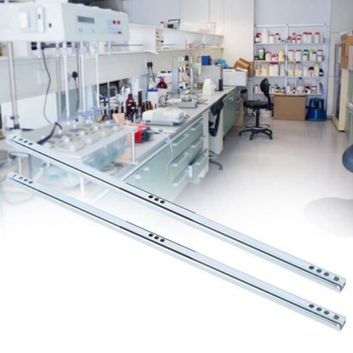 Σετ 2 χαλύβδινων συρταριών με ρουλεμάν, 450 x 17 mm, αξεσουάρ ντουλαπιού 2