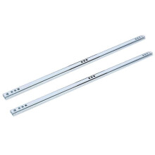 Σετ 2 χαλύβδινων συρταριών με ρουλεμάν, 450 x 17 mm, αξεσουάρ ντουλαπιού