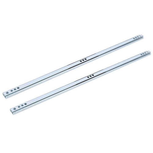 Σετ 2 χαλύβδινων συρταριών με ρουλεμάν, 450 x 17 mm, αξεσουάρ ντουλαπιού