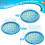 Χαλί παιχνιδιού Sprinkle & Splash - Πίδακας νερού PVC 170 cm - Παιδική πισίνα - Μπλε 4