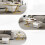 (white) Vintage Style Wooden Top Coffee Table 14