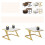 (white) Vintage Style Wooden Top Coffee Table 15