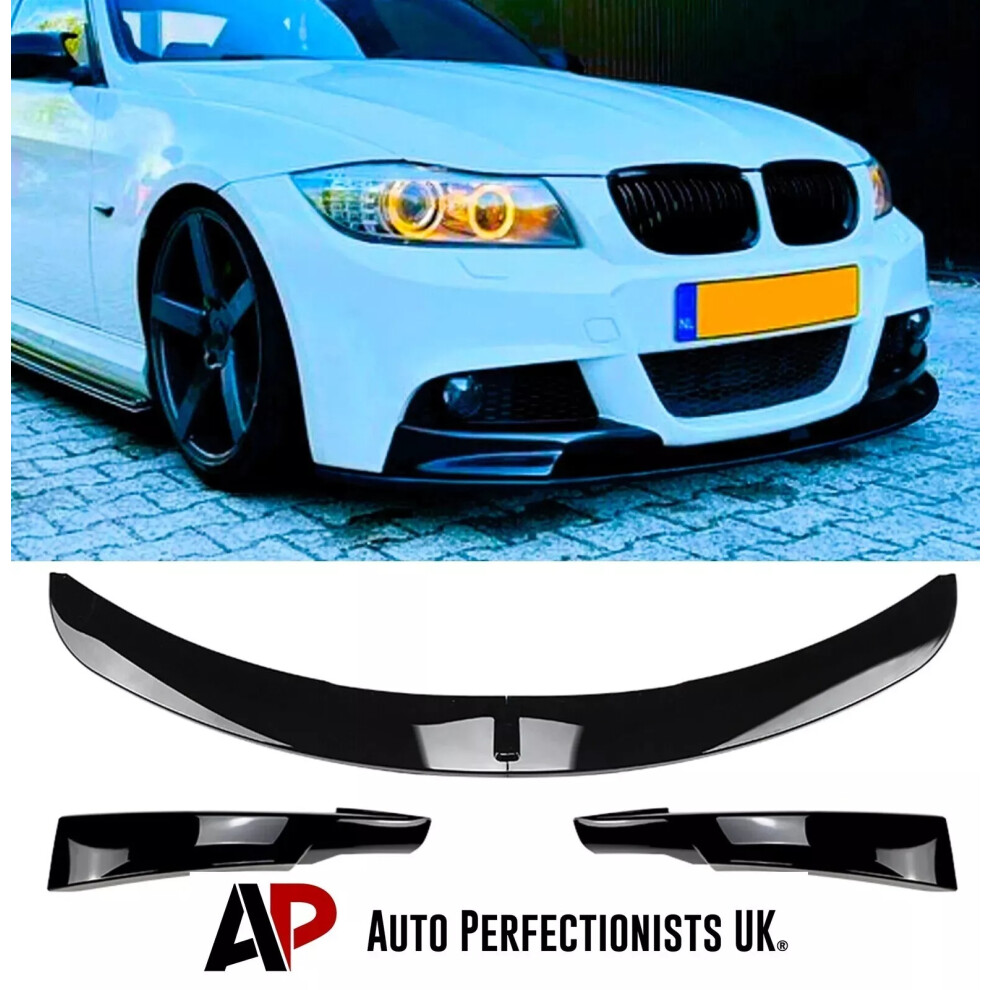 For Bmw 3 Series E90 E91 Lci Front Splitter Lip M Sport Kit 2008-2012 5061072664151