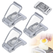 3 Stainless Steel Wire Egg Cutter for Boiled Egg and Strawberry Slicing