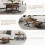 (brown) Vintage Style Wooden Top Coffee Table 8