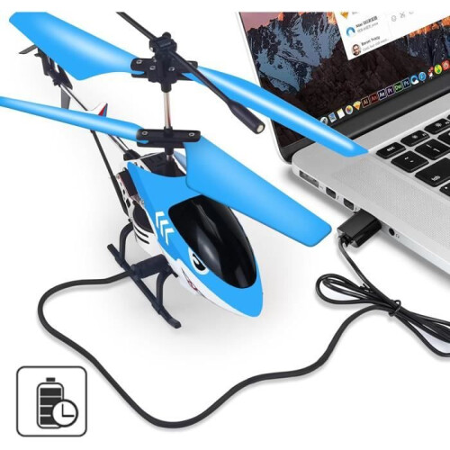 Ελικόπτερο τηλεχειρισμού Blue Shark 2.4GHz για παιδιά - Τηλεκατευθυνόμενο 1