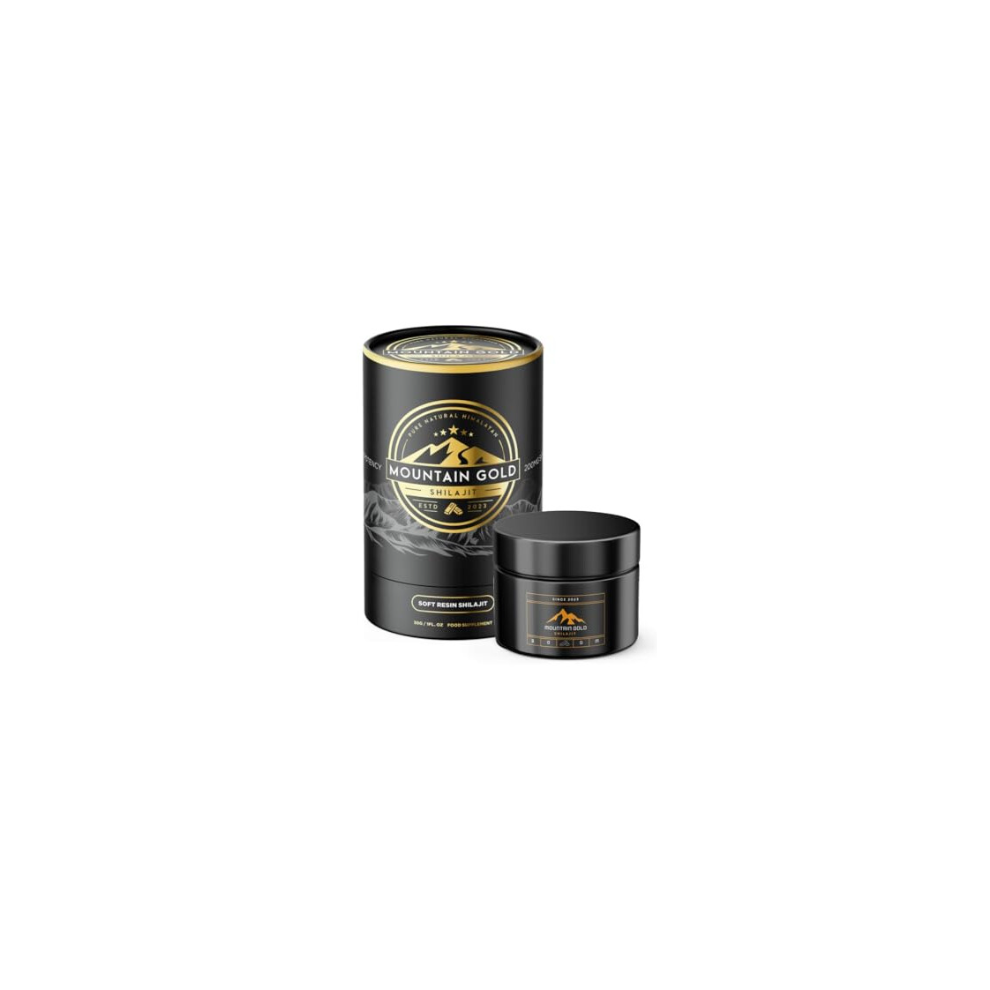 Mountain Himalayan Shilajit Resin 100% Pure, Rich In Fulvic Acid Gold