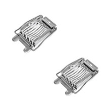 2 Pieces Stainless Steel Egg Slicer Kitchen Gadgets