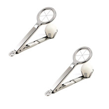 2 Stainless Steel Egg Cutters Kitchen Tools for Efficient Cooking
