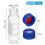 2ml Autosampler Vial, HPLC/ Vials 9-425 Lab Clear Vials Sample Vial Screw Cap Writing Patch 100PCS 2