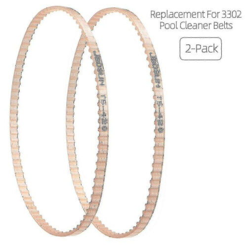 Pool Cleaner Drive Belts Replacement for Aquabot Parts 3302 A3302pk Belts - 2 Pack 2