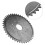 9 Hole 44 Tooth Chain Sprocket for 49cc 66cc 80cc Engine Motorized Bicycle 3