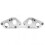 Electric Water Pump Adapter Plates Converts BBC Pump to LS Engine Fit for LS Engines All Years 3